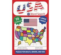 USA 495 Word Search For Adults, Seniors, and Kids, Large Print: Explore The Great Lands Of The United States Of America With This Fun Brain Booster!