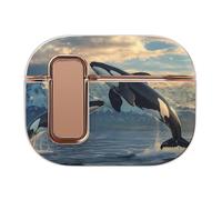 Usa-Alaska States Killer Whale Bluetooth Headset Case Earphone Protective Cover with Magnets Lock Compatible with Airpods Pro 2