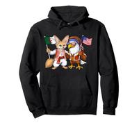 USA Algeria Flag American Algerian Roots Algerian Heritage Pullover Hoodie