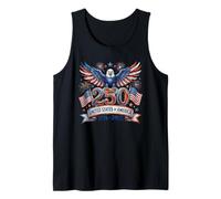 USA America 250 Patriotic Independence Day Celebration Tank Top
