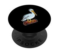 USA America - Animals - American White Pelican PopSockets Adhesive PopGrip