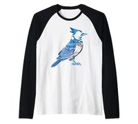 USA America - Animals - Canada Jay Raglan Baseball Tee
