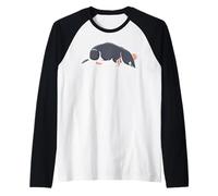 USA America - Animals - Mole Raglan Baseball Tee