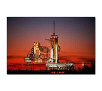 USA America Atlantis Space Shuttle Jigsaw Puzzle for Adults 200 Piece Travel Gift Souvenir 35x25CM
