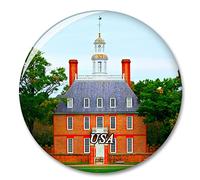 Usa America Colonial Williamsburg Fridge Refrigerator Magnet Decorative Magnet Sticker Travel Souvenir Collection Tourist City Gift Whiteboard Kitchen
