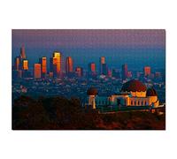 USA America Griffith Observatory Los Angeles Jigsaw Puzzle for Adults 200 Piece Travel Gift Souvenir 35x25CM