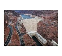 USA America Hoover Dam Colorado River Nevada Puzzle 1000 Piecesen Puzzle Adult Game Graphics Travel Souvenir 38x52CM