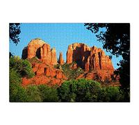USA America Sedona Canyon Arizona Jigsaw Puzzle 100 Piece Game Artwork Travel Souvenir 45.5x35.5CM