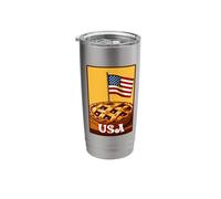 USA American Cherry Pie Stainless Steel Insulated Tumbler