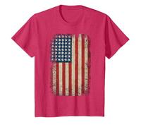 USA American Flag 4th July 4 Red White Blue Stars Stripes T-Shirt