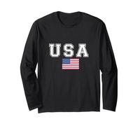 USA American Flag Patriot Pride in Country Long Sleeve T-Shirt