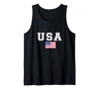 USA American Flag Patriot Pride in Country Tank Top