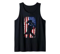 USA American Flag Salsa Dance Latin Dancer Tank Top