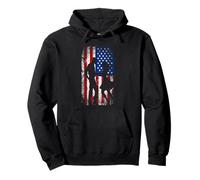 Usa American Flag Square Dancer Country Western Dance Pullover Hoodie