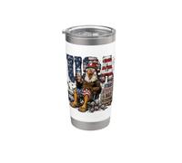 USA and Bad Decisions Freedom Eagle Stainless Steel Insulated Tumbler