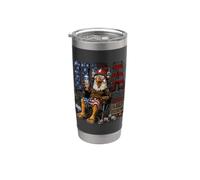 USA and Bad Decisions Freedom Eagle Stainless Steel Insulated Tumbler