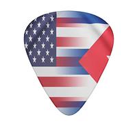 USA and Cuba Relations 12-Pack Guitar Picks, Includes Thin, Medium & Heavy Gauges 3 Sizes for Guitar Electric Acoustic Picks