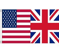 USA and UK Friendship Flag 6ft x 3ft