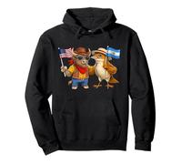 USA Argentina Flag Proud Argentine American Roots Pullover Hoodie