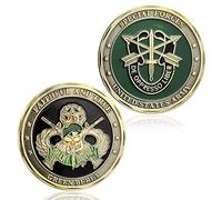 USA Army Special Forces Military Challenge Coin Faithful and True Green Beret Coin Collection