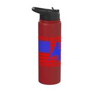 USA Artist Living Hilarious I´m Creating Drawing Graphic Stainless Steel Insulated Water Bottle