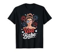 USA Babe Independence Day Pride T-Shirt