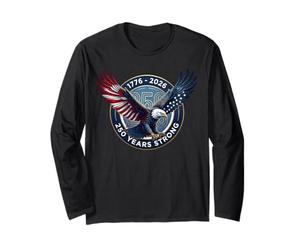 USA Bald Eagle 1776-2026 America 250 Years Strong Long Sleeve T-Shirt
