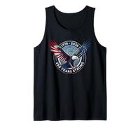 USA Bald Eagle 1776-2026 America 250 Years Strong Tank Top