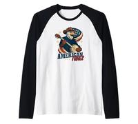 USA Banjo Banjoist Banjo-Player Country-Music Banjo Raglan Baseball Tee