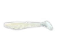 USA BASS Tackle - GMO Soft Plastic Mark Minnow, Ultra Durable Salt Scent Infused TPE Swimbaits for Giant Fish, Jig Spinnerbait Chatterbait Trailers (French Pearl, PT - 3.3in - 7pcs)