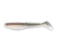 USA BASS Tackle - GMO Soft Plastic Mark Minnow, Ultra Durable Salt Scent Infused TPE Swimbaits for Giant Fish, Jig Spinnerbait Chatterbait Trailers (Pro Blue Red Pearl, PT - 4.8in - 5pcs)