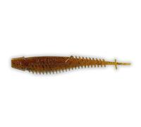 USA BASS Tackle - GMO Soft Plastic Mark Minnow, Ultra Durable Salt Scent Infused TPE Swimbaits for Giant Fish, Jig Spinnerbait Chatterbait Trailers (Green Pumpkin, ST - 5.5in - 6pcs)