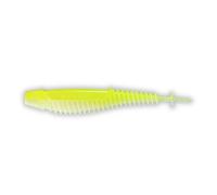 USA BASS Tackle - GMO Soft Plastic Mark Minnow, Ultra Durable Salt Scent Infused TPE Swimbaits for Giant Fish, Jig Spinnerbait Chatterbait Trailers (Chartreuse Back Pearl, ST - 3.3in - 10pcs)