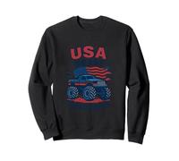 USA Beast Awareness Monster Truck Design Sweatshirt
