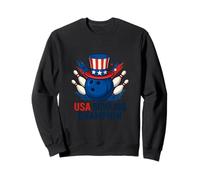 USA Bowling Champion Patriotic Art Sweatshirt