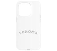 USA California hatched lettering Sonoma Case for iPhone 15 Pro