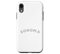 USA California hatched lettering Sonoma Case for iPhone XR