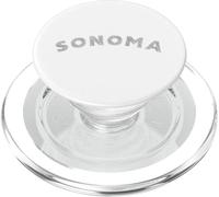 USA California hatched lettering Sonoma PopSockets PopGrip for MagSafe