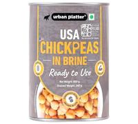 USA Chickpeas in Brine, 400g (Ready to Use | Drained Weight 240g | Garbanzo Beans | Perfect for Curries, Salads, Dips and More)