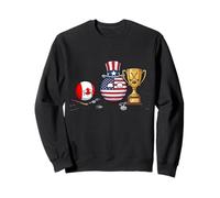 USA country ball wins against Canada Hockey Sweatshirt