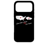 USA & Czech Republic love for 2 countries hearts connection Case for iPhone 17 Pro Max
