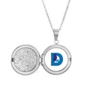 USA Democrats Individual Joseph Donkey Brief Locket Necklace Hold Picture Jewelry Birthday Gift