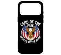USA Eagle Land of the Free Because of the Brave Case for iPhone 17 Pro Max