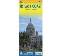 USA East Coast: ITM Travel Reference Map 1:1,500,000
