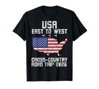 USA East to West Road Trip 2026 Adventure T-Shirt