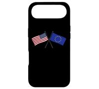 USA EU Crossed Flags American European Union Friendship Case for iPhone Air