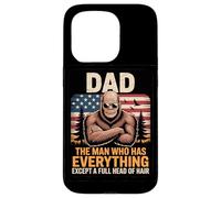 USA Fathers Day Bald Dads Man Who Has Everything Bigfoot Case for iPhone 15 Pro
