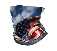 Usa Flag 2 Print Headband Neck Gaiter Head Wrap Headwear