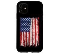 USA Flag 4th July American Red White Blue Star Stripes 4 Day Case for iPhone 11