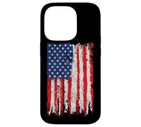 USA Flag 4th July American Red White Blue Star Stripes 4 Day Case for iPhone 14 Pro